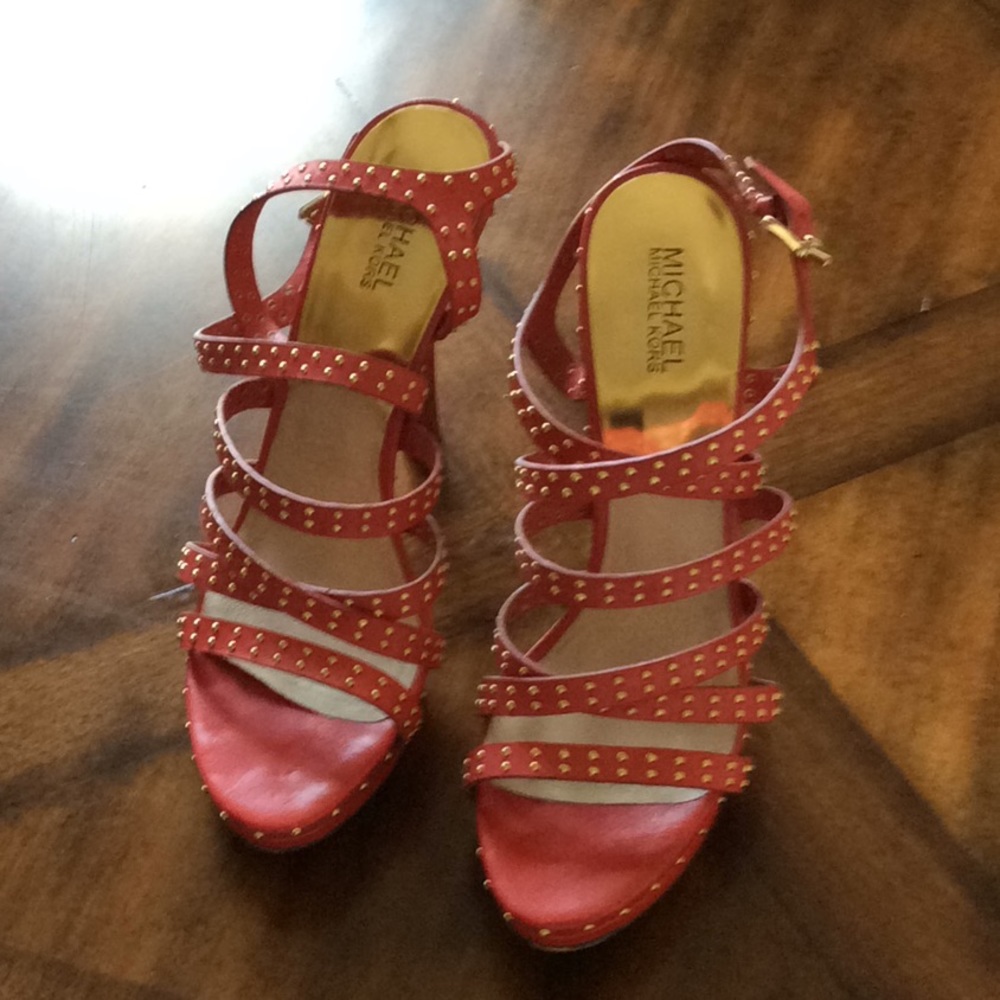 Michael Kors Red shoes size 11